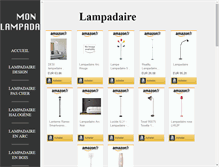 Tablet Screenshot of mon-lampadaire.com